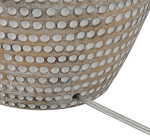Glenn 27" Tall Table Lamps Set of 2 Dappled Beige with Smart Sockets