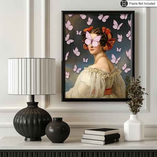 Poster Master Portrait of Auguste Strobl Print - Portrait Painting Poster - Altered & Pop Art - Housewarming Gift for Him & Her - Chic Wall Decor for Bedroom or Living Room - 24x32 UNFRAMED Wall Art