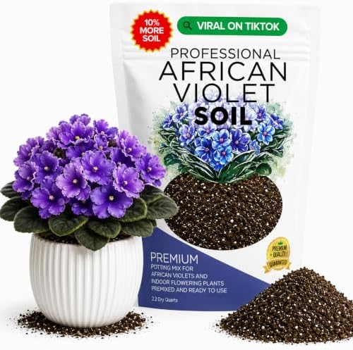 African Violet Potting Soil 2.2 Qt for African Violet Indoor & Houseplants