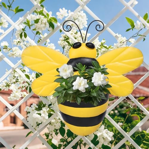 Bee Metal Wall Mounted Succulent Planter Indoor