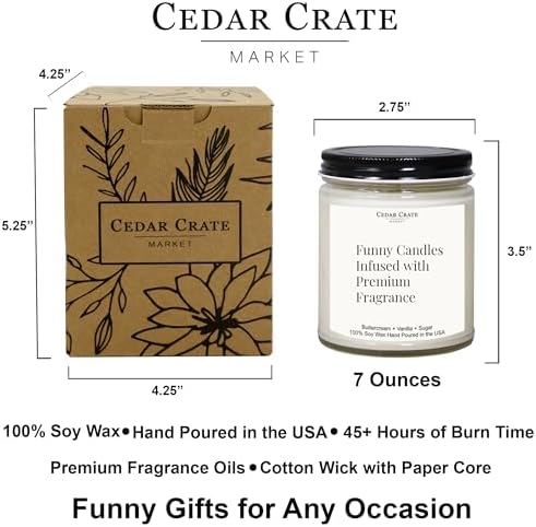 Cedar Crate Market -16th Birthday Gifts for Girls, Sweet 16 Birthday Candle, Buttercream Vanilla Cake Scented, Soy Wax Present for Daughter, Friend,Teen Girl, Handmade Aromatherapy Candle Decorations