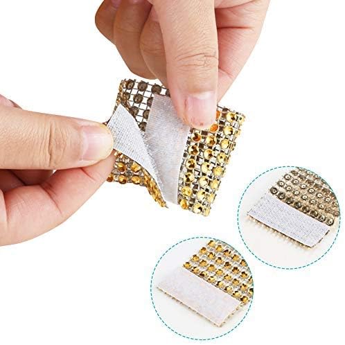 Accmor 100pcs Napkin Rings, Gold Napkin Rings Buckles | Napkin Rings for Table Decorations, Wedding, Dinner, Party, DIY Decoration