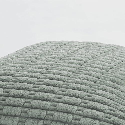 Fancy Homi 4 Packs Decorative Throw Pillow Covers for Living Room Couch Bed, Modern Farmhouse Boho Home Décor Accent Cushion Case, 20" x 12", Grey Blue