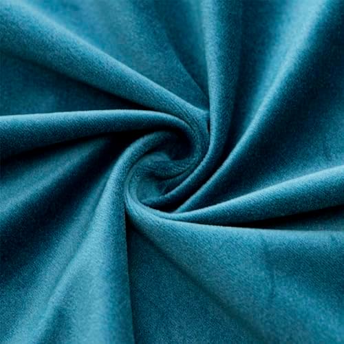 JUSPURBET Decorative Velvet Throw Pillow Covers 18x18 Set of 2,Prussian
