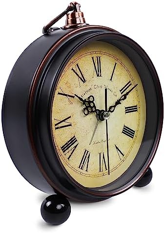 Vintage Analog Alarm Clock Classic2046, 5.25inch