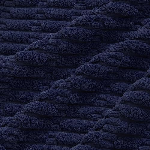 Fancy Homi 4 Packs Decorative Throw Pillow Covers for Living Room Couch Bed, Modern Farmhouse Boho Home Décor Accent Cushion Case, 14" x 14", Navy Blue