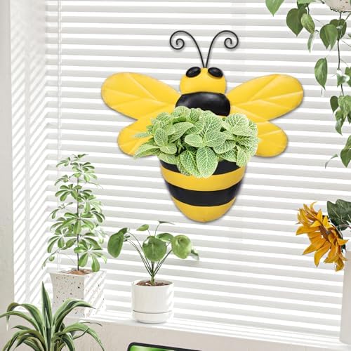 Bee Metal Wall Mounted Succulent Planter Indoor