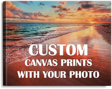 A&T ARTWORK Photo Canvas Prints Size:8x10 10x18“ 12x18 16x20 12x24 16x24 20x24 16x30 20x30 24x30 18x36 24x36 30x36 24x45 30x45 36x45 inches Photo to Canvas Stretched over Standard Wooden Frame