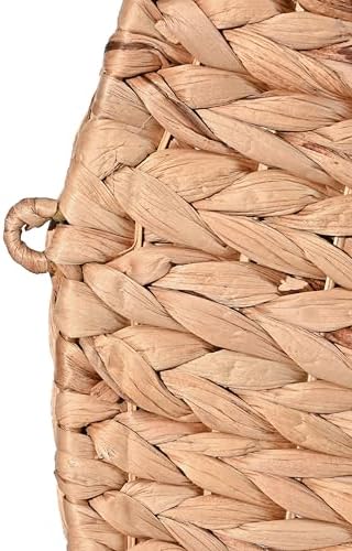 happimess Annulus 3-Shelf Circular Hyacinth Wall Rack 24.6", Natural
