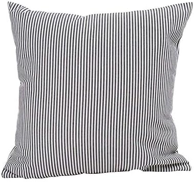 HOPLEE Decorative Black and White Pillow Covers Buffalo Plaid Cushion Covers for Sofa, Black and White 18x18 inch,4 Pack