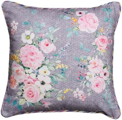 Maison d' Hermine Throw Pillow Covers 100% Cotton (20" x 20" - Pack of 1)
