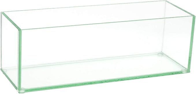 Royal Imports Glass Rectangle Vase for Centerpieces 4" Tall x12 Flower Vase | Glass Vases for Centerpieces for Tables, Home, Wedding & Events Decor, Storage, Vases for Flowers & Floral Arrangements