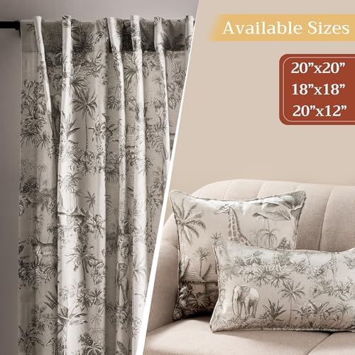 Maison d' Hermine Throw Pillow Covers 100% Cotton (18" x 18" - Pack of 1)