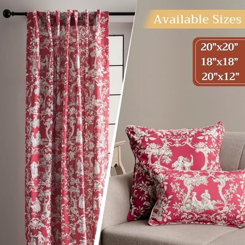 Maison d' Hermine Throw Pillow Covers 100% Cotton (20" x 20" - Pack of 1)