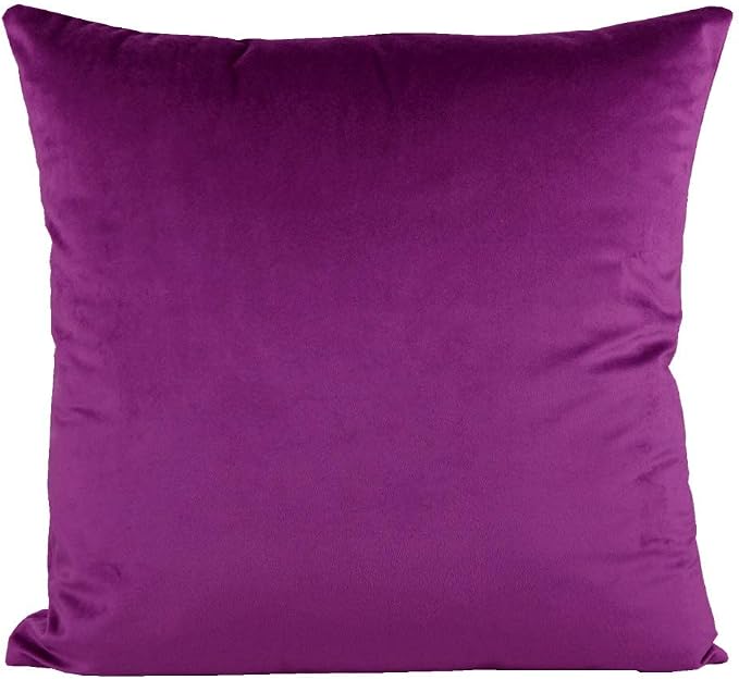 VAKADO Purple Throw Pillow Covers Decorative 16x16 Set of 2 Outdoor Decor Couch Cushion Covers Pillowcases Home Bed Decoration for Sofa Bedroom Office