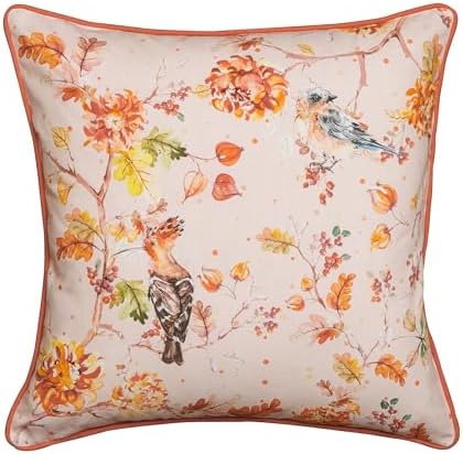 Maison d' Hermine Throw Pillow Covers 100% Cotton (18" x 18" - Pack of 1)