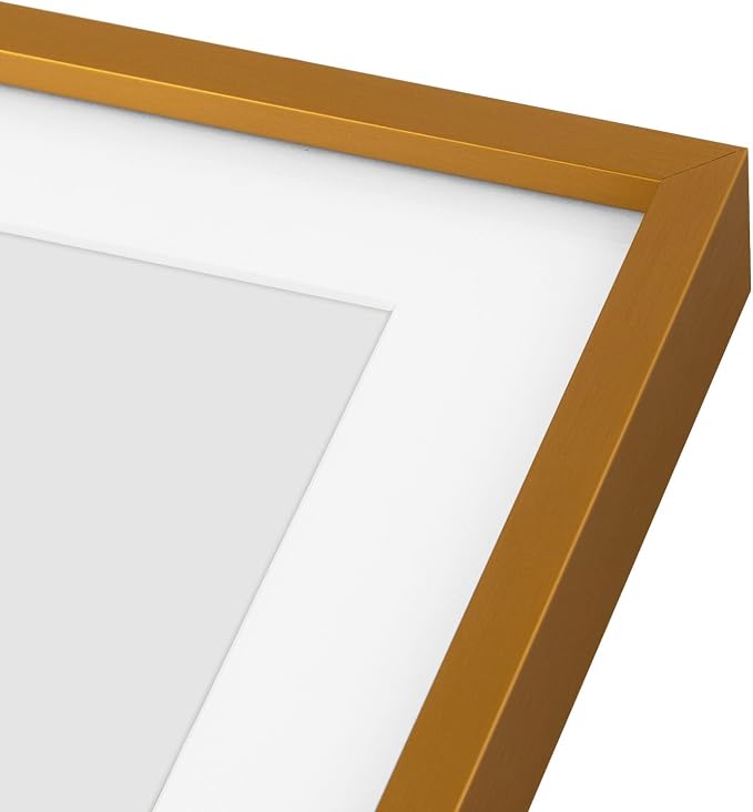 Golden State Art 8.5x16.3 Collage Frame for 3 5x7 Photos Bronze 1 Pack
