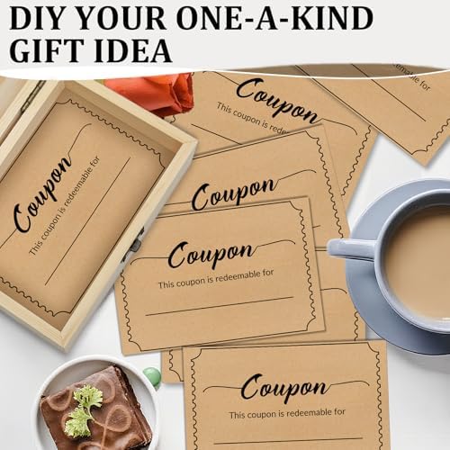 51pcs Coupons Card Box for Couples Personalized Customized Gifts, Birthday Gifts for Her Him Anniversary for Men Women Wife Husband Boyfriend Girlfriend