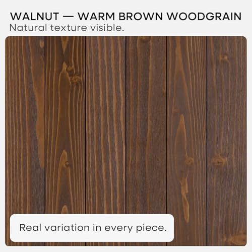 Homeforia 18 Inch Floating Shelves, High-End Solid Pine Wood, Set of 3