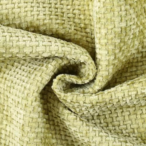 MADIZZ Decorative Chenille Velvet Throw Pillow Covers Set of 2 Soft Boho Textured Neutral Couch Throw Pillow for Bed Modern Farmhouse Home Decor for Sofa Livingroom Light Green 12x20 Inch