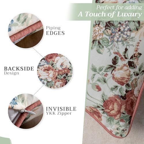Maison d' Hermine Throw Pillow Covers 100% Cotton (12" x 20" - Pack of 1)
