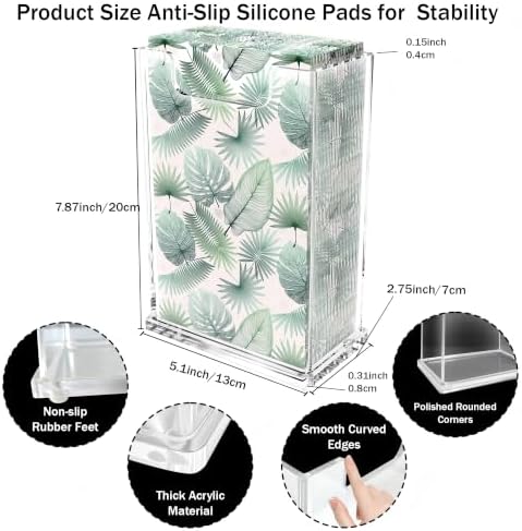 Acrylic Napkin Holder For Table,Vertical Guest Towel Dispenser