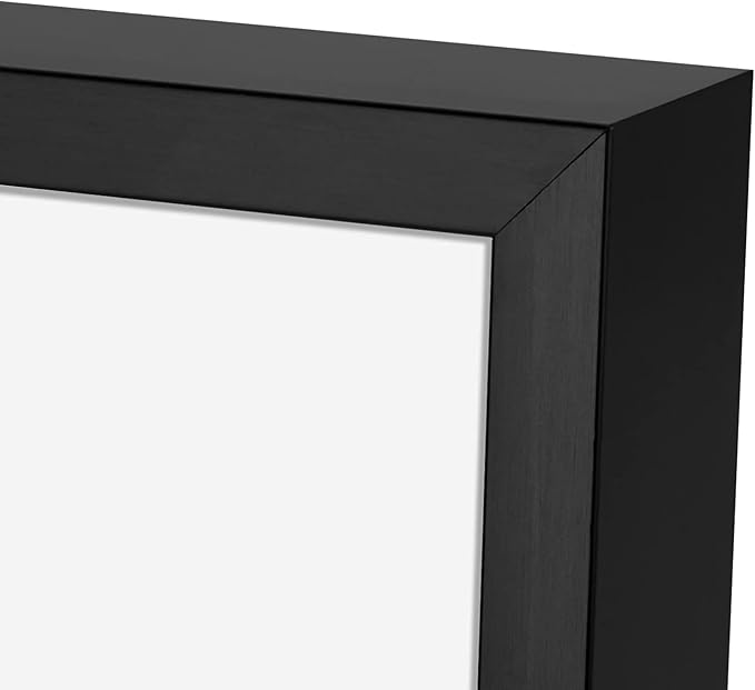 Frametory 12 Pack 16x20 Aluminum Frame with Mat for 11x14 Photo, Black