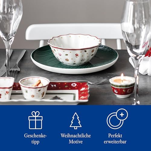 Villeroy & Boch 14-8585-1902 Delight, Porcelain Bowl, Small, Pack of 1, White