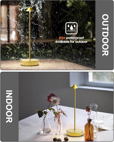 Cordless Table Lamps Rechargeable 6000mAh Battery Operated LED Desk Lamp