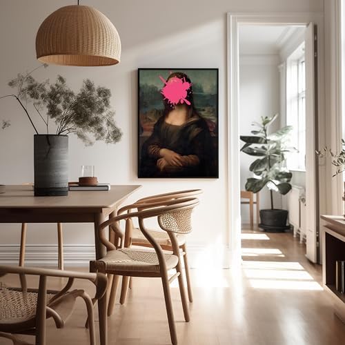 Poster Master Mona Lisa Print - Baroque Painting Poster - Altered & Pop Art - Housewarming Gift for Men & Women - Great Decor for Office, Living Room or Bedroom - 16x20 UNFRAMED Wall Art
