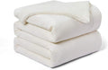 Walensee Sherpa Blanket (Throw Size 50”x60” Off White) Super Soft Fleece Plush Blankets for Bed, Couch, Sofa, Fuzzy Warm Cozy Microfiber Flannel Lightweight Throw Blanket for Adults, Man, Woman