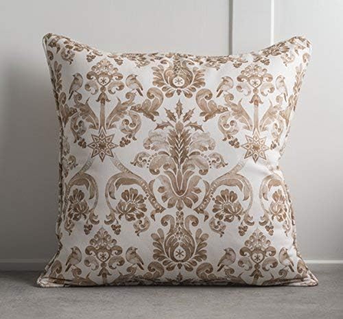Maison d' Hermine Throw Pillow Covers 100% Cotton (18" x 18" - Pack of 1)
