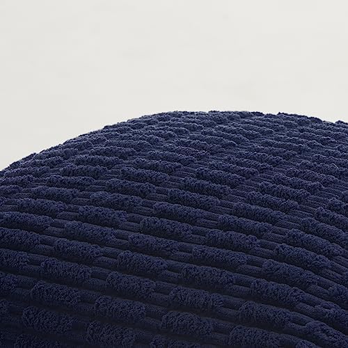 Fancy Homi 4 Packs Decorative Throw Pillow Covers for Living Room Couch Bed, Modern Farmhouse Boho Home Décor Accent Cushion Case, 26" x 26", Navy Blue