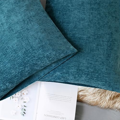 CaliTime Decorative Standard Throw Pillow Covers 26 X 20 Inches Ocean Blue