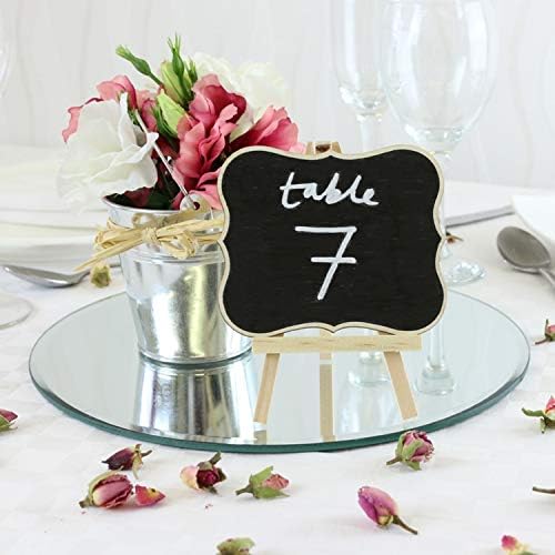 6 Inch, Pack of 2 Small Mirrors for Crafts, Round Mirror for Tables at Wedding, Mirror Tiles for Crafts and DIY Projects