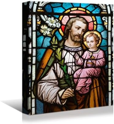 YONICA Christian Jesus Cross Canvas Wall Art for Home Decor - Merciful Heavenly Father Redemption Pictures Print On Canvas HD Giclee Artwork 32"x46"(80x120cm)