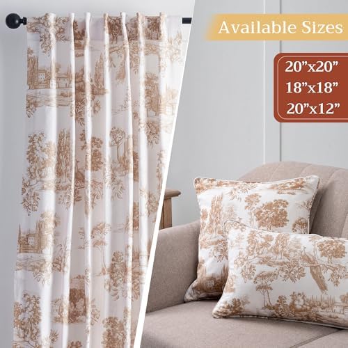 Maison d' Hermine Throw Pillow Covers 100% Cotton (12" x 20" - Pack of 1)