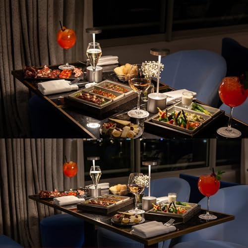 Cordless Table Lamp Rechargeable,Battery Powered LED Outdoor Table Light