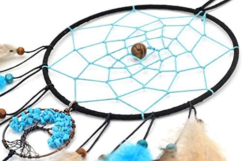 Urdeoms Dream Catchers for Boy Blue Tree of Life Dreamcatcher Wall Decor