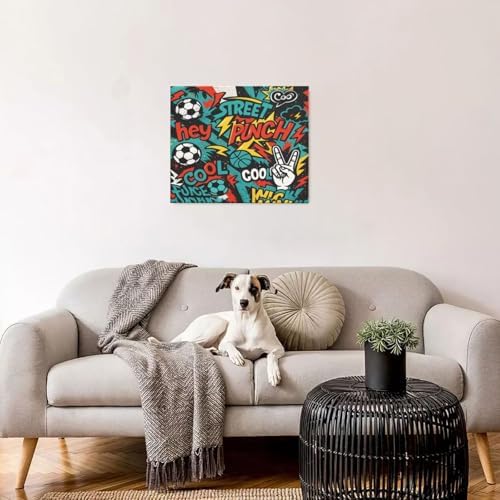 Jesus with Lamb Wall Art Jesus and Lamb Wall Decor Pictures Religious Christian Canvas Prints Painting God Faith Artwork Give it to God and Go to Sleep Decoration for Bedroom Framed Gifts 20"x24"