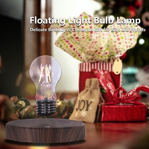 Levitating Floating Light Bulb, Magnetic Levitation Wireless Bulb Lamp