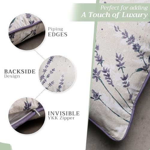 Maison d' Hermine Throw Pillow Covers 100% Cotton (20" x 20" - Pack of 1)
