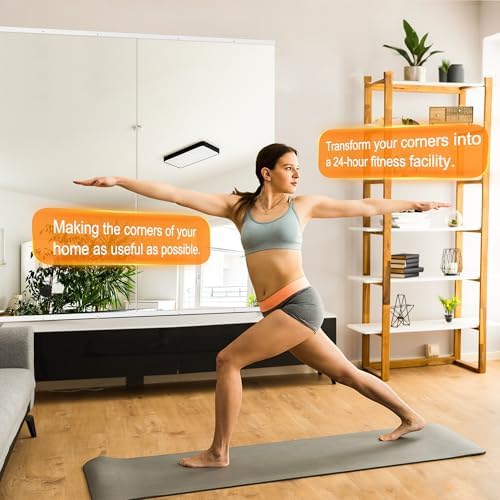 Delma Home Gym Mirror, 50''x25''x2PCS White Wall Mounted Large Frameless Tempered Glass Wall Mirror for Home Gym, Garage, Bedroom, Bathroom