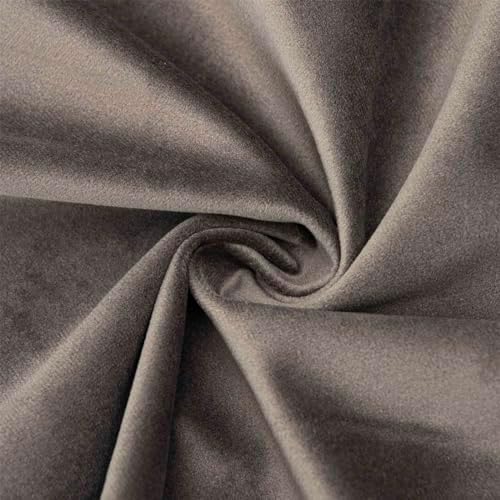 JUSPURBET 26x26 Euro Velvet Throw Pillow Covers Set of 2,Ash