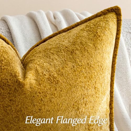 a moment Throw Pillow Covers 20X20 Inch 4 Packs,Soft Velvet Decorative Pillow Cases with 3D Ice Flower,Texture Modern Accent Cushion Covers for Sofa Couch Home Decor Dusty Gold