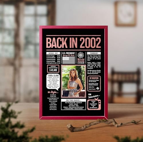 Happy 23rd Birthday Decorations For Women - Personalized 23 Year Old Gifts for Her, 23 Birthday Decorations Rose Gold, 23 Yr Old Bday Decor, Party Supplies, Back In Poster, Female Birthday Presents