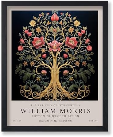 Poster Master Tree of Life Print - Flower & Tree Art - Botanical Exhibition Wall Design - Floral Illustration - Aesthetic Office or Bedroom Decor - 24x32 UNFRAMED Wall Decor