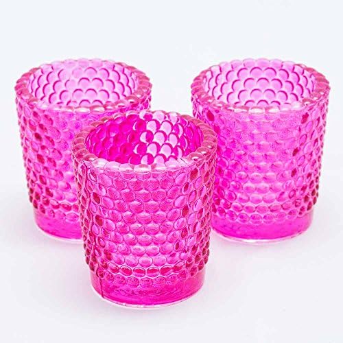 Richland Votive Candle Holders Hobnail Pink Set of 72