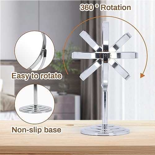 1X 3X Magnifying Makeup Mirror Vanity Mirror for Tabletop