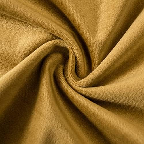 JUSPURBET 14x24 Velvet Decorative Pillow Covers Set of 2,Mustard Yellow